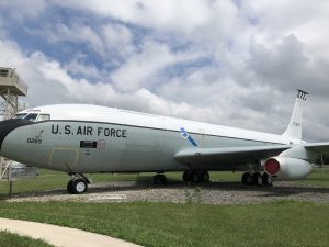 Side picture of the EC-135 stratotanker.