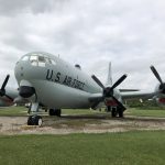 Three quarters view of the KC-97 stratofreighter