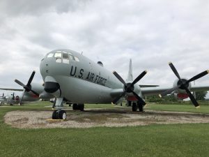 Three quarters view of the KC-97 stratofreighter
