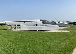 Side view of the B-58 Rocket Sled